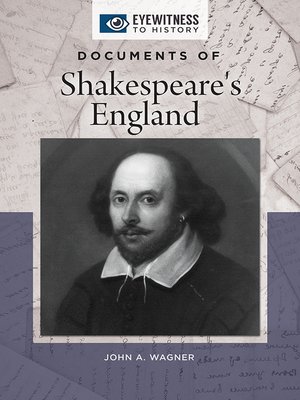cover image of Documents of Shakespeare's England